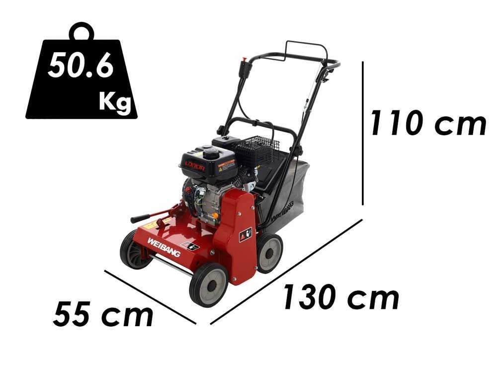 Aérateur Professionnel Thermique Weibang WB384RC Avec Moteur Loncin G200F 3 Aérateur Professionnel Thermique Weibang WB384RC Avec Moteur Loncin G200F