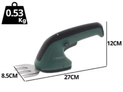 Cisaille à Batterie Pour Pelouse Bosch EasyShear - Lame Pour Pelouse Et Lame Taille-haies