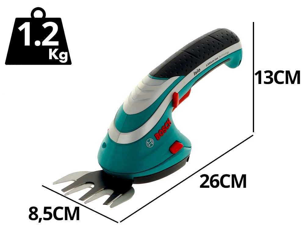 Cisaille à Batterie Pour Pelouse Bosch ISIO3 - Lame Gazon Et Lame Haies 3 Cisaille à Batterie Pour Pelouse Bosch ISIO3 - Lame Gazon Et Lame Haies