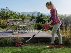 Cisaille à Batterie Pour Pelouse Einhell GE-CG 18/100 Li T - Kit Avec Batterie 18V/2.5 Ah Et Chargeur -Motofaucheuse Soldes cisaille batterie pour pelouse einhell ge cg 18 100 li t kit avec batterie 18v 2 5 ah et chargeur cisaille batterie einhell ge cg 18 100 li 29786 1 1671700107 IMG 63a41e8bdadc1