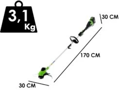 Coupe-bordures électrique à Batterie Greenworks G48ST8 48V - SANS BATTERIE NI CHARGEUR