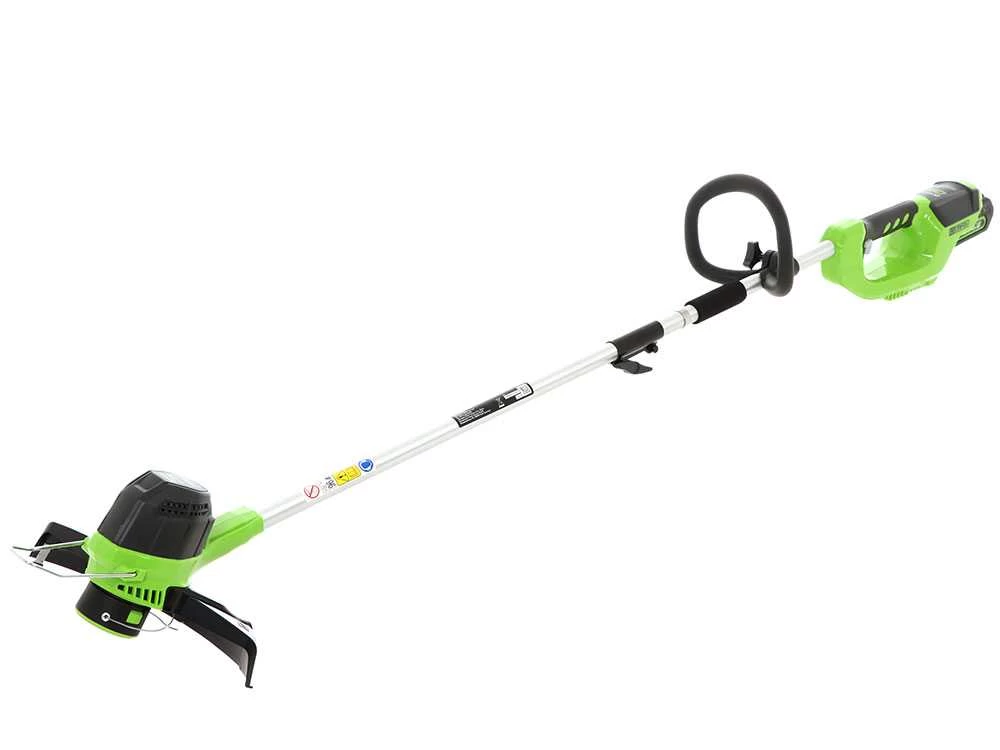 Coupe-bordures électrique Greenworks G40LT - Coupe-bordures à Batterie Au Lithium De 40V / 2Ah 4 Coupe-bordures électrique Greenworks G40LT - Coupe-bordures à Batterie Au Lithium De 40V / 2Ah – Image 2