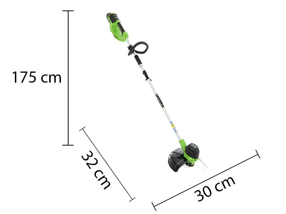 Coupe-bordures électrique Greenworks G40LT - Coupe-bordures à Batterie Au Lithium De 40V / 2Ah 14 Coupe-bordures électrique Greenworks G40LT - Coupe-bordures à Batterie Au Lithium De 40V / 2Ah – Image 12
