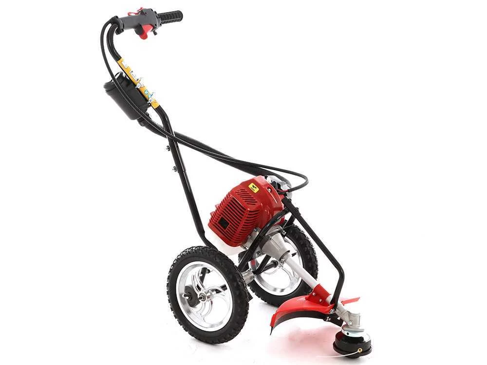 Débroussailleuse Manuelle Sur Roues GeoTech WBC 520 Moteur à Mélange 52 Cm3, Faucheuse 4 Débroussailleuse Manuelle Sur Roues GeoTech WBC 520 Moteur à Mélange 52 Cm3, Faucheuse – Image 2