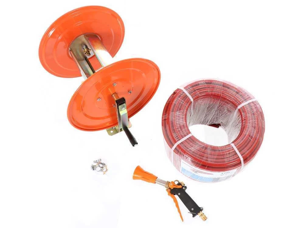 Enrouleur De Pulvérisation Tuyau 100 M – 40 Bars – Pistolet Professionnel Pour Futaies 3 Enrouleur De Pulvérisation Tuyau 100 M – 40 Bars – Pistolet Professionnel Pour Futaies