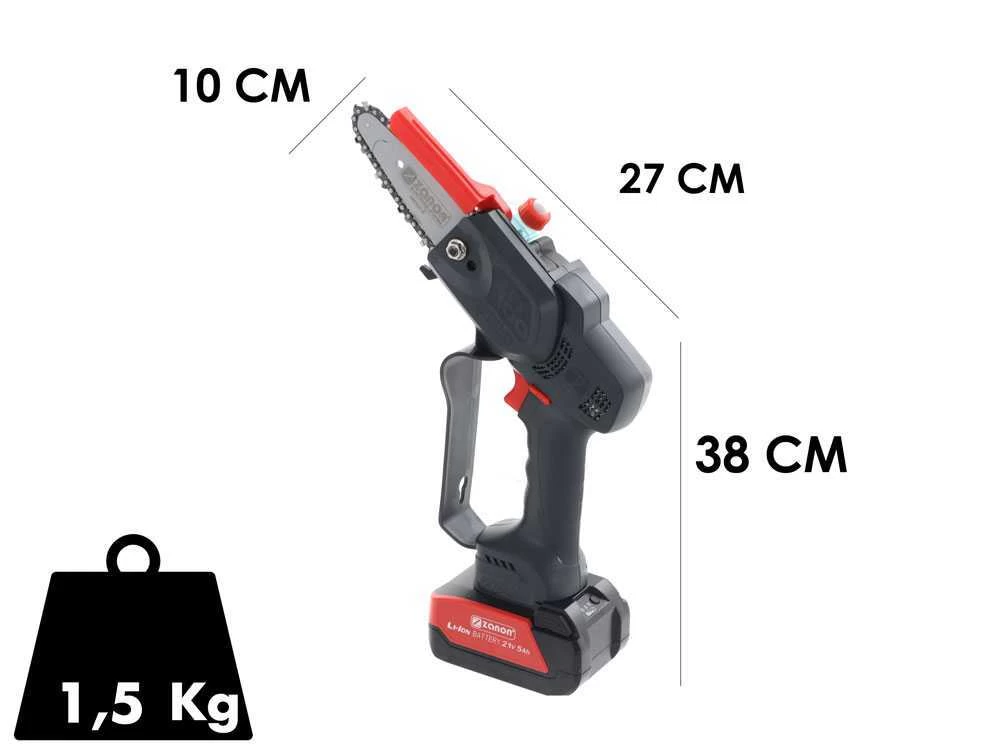 Élagueuse électrique à Batterie Zanon ZP 100 - Lame De 75mm- 2 Batteries Incluses 3 Élagueuse électrique à Batterie Zanon ZP 100 - Lame De 75mm- 2 Batteries Incluses