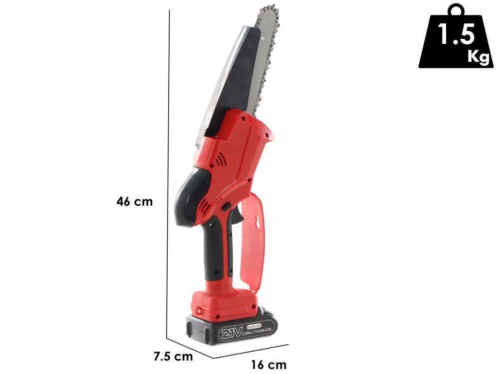 Élagueuse Manuelle à Batterie GeoTech PRO GT-CP 125C - Batterie 21V 2Ah 3 Élagueuse Manuelle à Batterie GeoTech PRO GT-CP 125C - Batterie 21V 2Ah