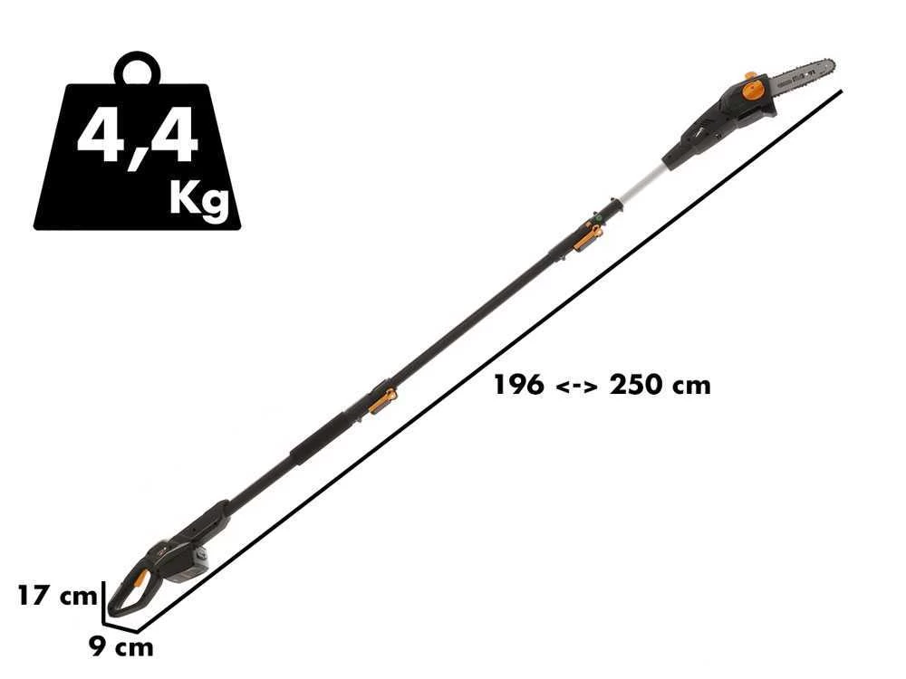 Élagueuse Sur Perche Télescopique à Batterie Multifonction Alpina AMT 20 Li - Batterie 20V 4Ah 3 Élagueuse Sur Perche Télescopique à Batterie Multifonction Alpina AMT 20 Li - Batterie 20V 4Ah