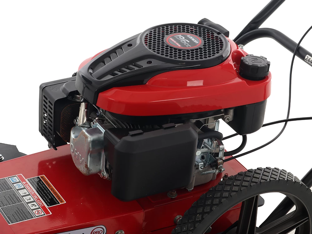 Motobalayeuse-débroussailleuse à Roues Poussée Geotech RSS 400 - Moteur à Essence 196 Cc. 18 Motobalayeuse-débroussailleuse à Roues Poussée Geotech RSS 400 - Moteur à Essence 196 Cc. – Image 16