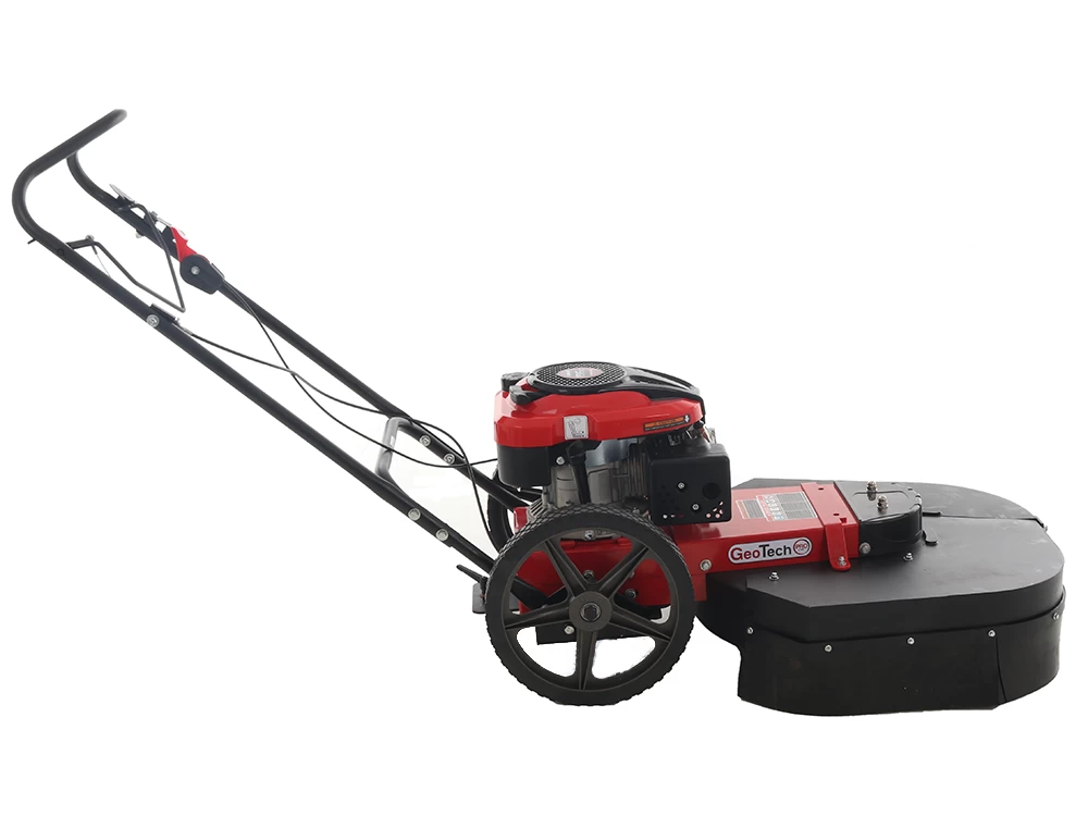 Motobalayeuse-débroussailleuse à Roues Poussée Geotech RSS 400 - Moteur à Essence 196 Cc. 6 Motobalayeuse-débroussailleuse à Roues Poussée Geotech RSS 400 - Moteur à Essence 196 Cc. – Image 4