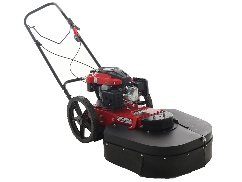 Motobalayeuse-débroussailleuse à Roues Poussée Geotech RSS 400 - Moteur à Essence 196 Cc. 14 Motobalayeuse-débroussailleuse à Roues Poussée Geotech RSS 400 - Moteur à Essence 196 Cc. – Image 12