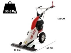 Motofaucheuse GeoTech-Pro MF 870 Avec Barre De Coupe - Moteur Thermique De 150cc - 5.5HP