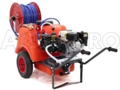 Motopompe De Pulvérisation Comet APS 41 Honda Gx 160 Sur Chariot Dal Degan Avec Réservoir 150 L