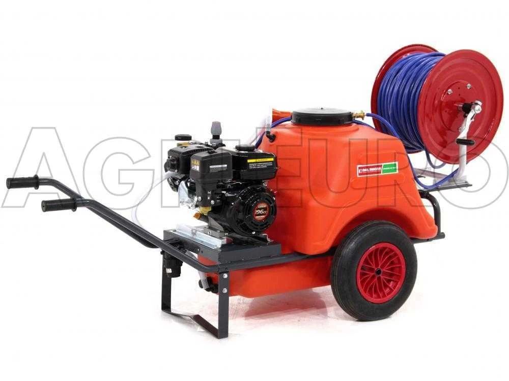 Motopompe De Pulvérisation Comet APS 41 Loncin Sur Chariot Dal Degan Avec Réservoir 150 L 3 Motopompe De Pulvérisation Comet APS 41 Loncin Sur Chariot Dal Degan Avec Réservoir 150 L