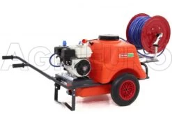 Motopompe De Pulvérisation Comet MC 25 Honda GP 160 Sur Chariot Dal Degan Avec Réservoir 150 L