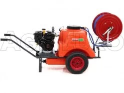 Motopompe De Pulvérisation Comet MC 25 Loncin Sur Chariot Dal Degan Avec Réservoir 150 L