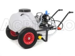 Motopompe De Pulvérisation Comet MC 25 - Moteur Monophasé Sur Chariot Avec Cuve 80l