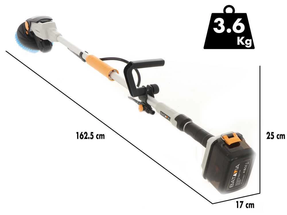 Nettoyeur De Sols Extérieurs à Batterie Batavia TWIN BRUSH - 18V 2Ah 3 Nettoyeur De Sols Extérieurs à Batterie Batavia TWIN BRUSH - 18V 2Ah