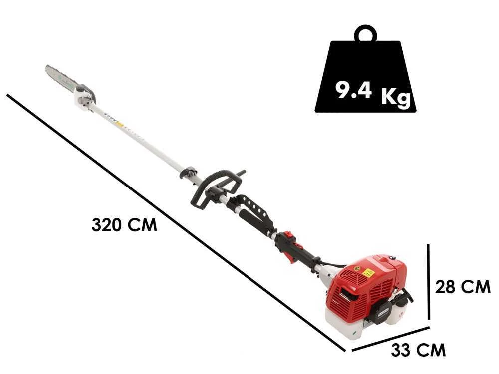 Perche élagueuse à 2 Temps GeoTech GT-2 58 L Avec Perche De Rallonge - 58 Cm3 3 Perche élagueuse à 2 Temps GeoTech GT-2 58 L Avec Perche De Rallonge - 58 Cm3