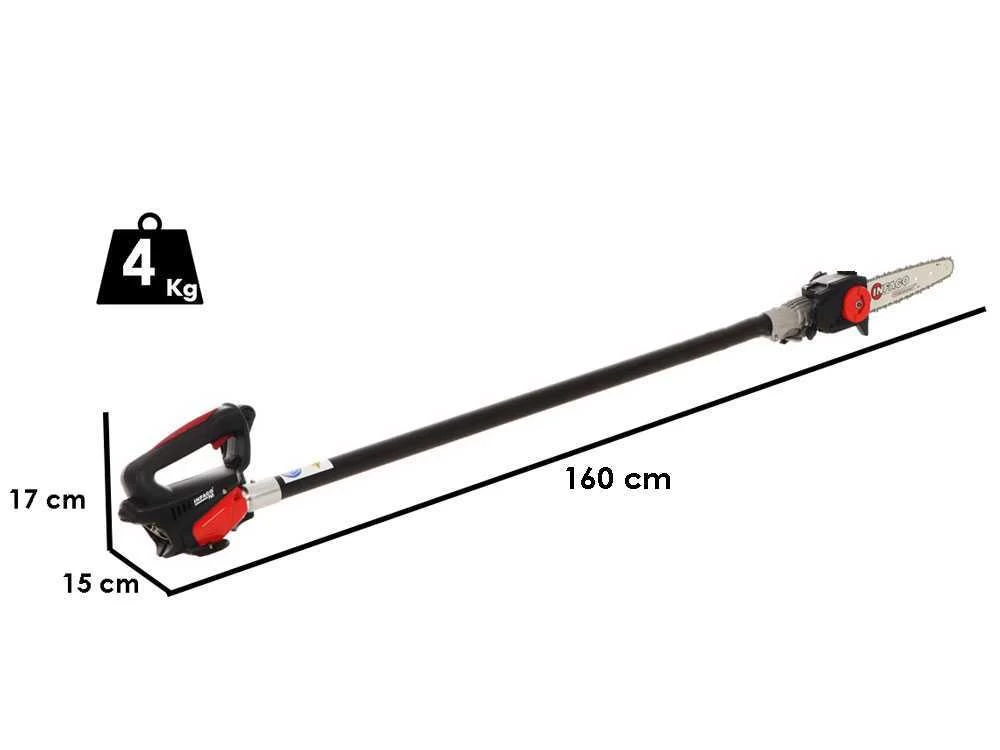 Perche élagueuse à Batterie Fixe De 93 Cm Infaco TR9 - Batterie à Dos Incluse 3 Perche élagueuse à Batterie Fixe De 93 Cm Infaco TR9 - Batterie à Dos Incluse