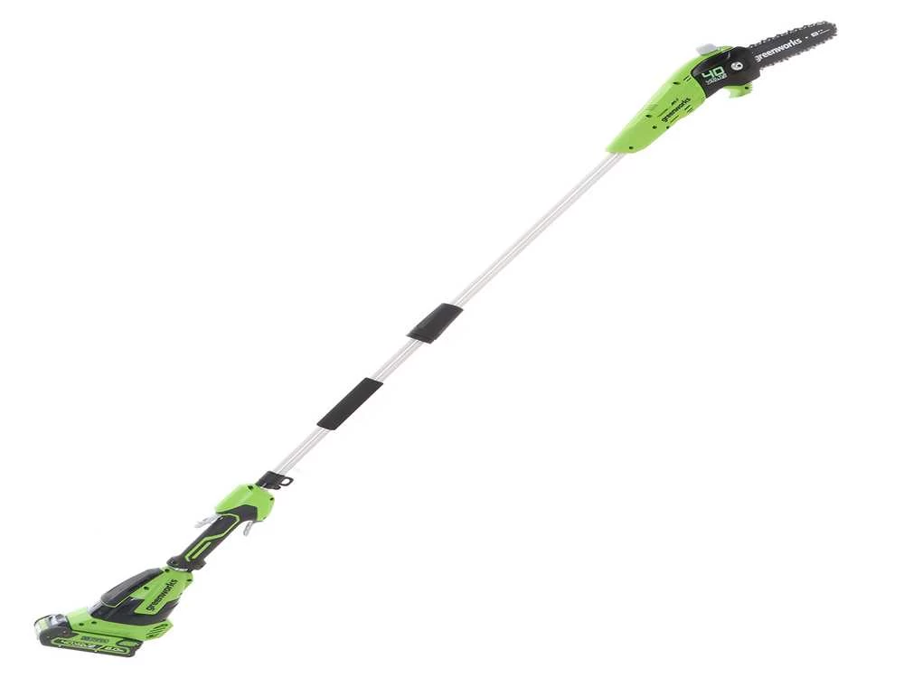 Perche élagueuse à Batterie Greenworks G40PSF 40V - Sur Rallonge, à Bretelle - SANS BATTERIE Ni CHARGEUR 7 Perche élagueuse à Batterie Greenworks G40PSF 40V - Sur Rallonge, à Bretelle - SANS BATTERIE Ni CHARGEUR – Image 5