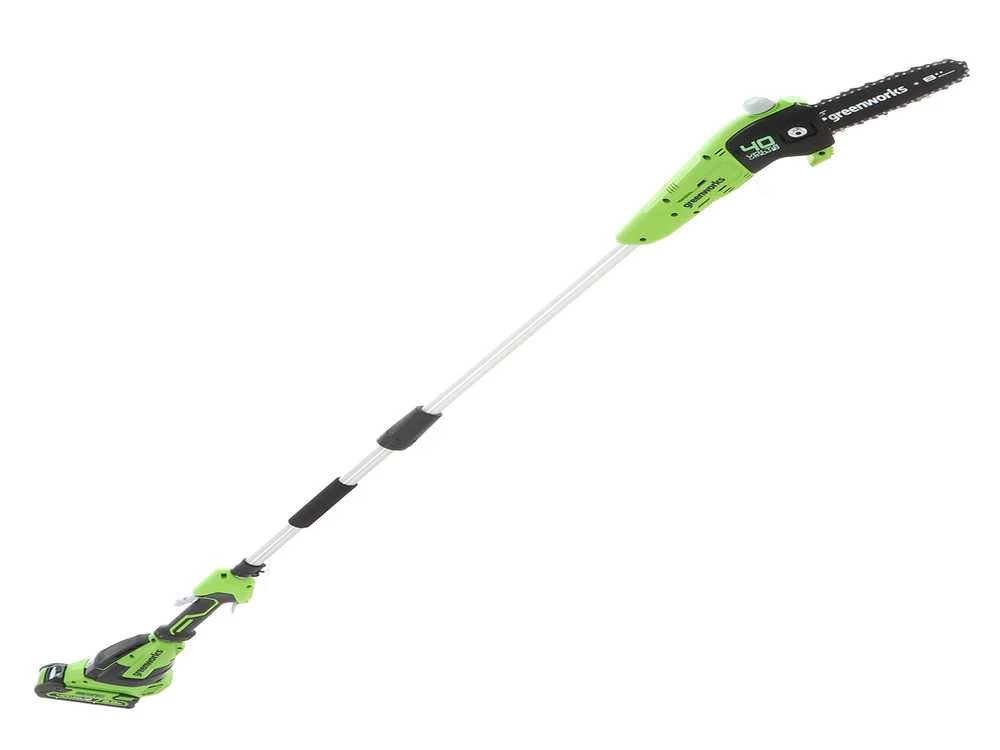 Perche élagueuse à Batterie Greenworks G40PSF 40V - Sur Rallonge, à Bretelle - SANS BATTERIE Ni CHARGEUR 4 Perche élagueuse à Batterie Greenworks G40PSF 40V - Sur Rallonge, à Bretelle - SANS BATTERIE Ni CHARGEUR – Image 2