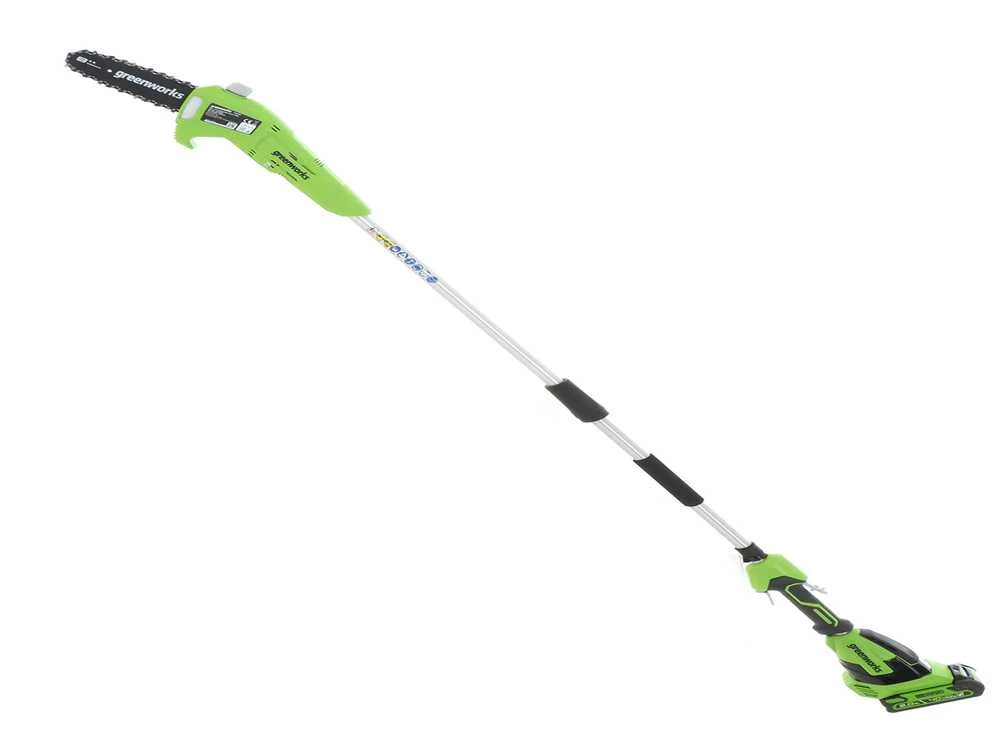 Perche élagueuse à Batterie Greenworks G40PSF 40V - Sur Rallonge, à Bretelle - SANS BATTERIE Ni CHARGEUR 3 Perche élagueuse à Batterie Greenworks G40PSF 40V - Sur Rallonge, à Bretelle - SANS BATTERIE Ni CHARGEUR