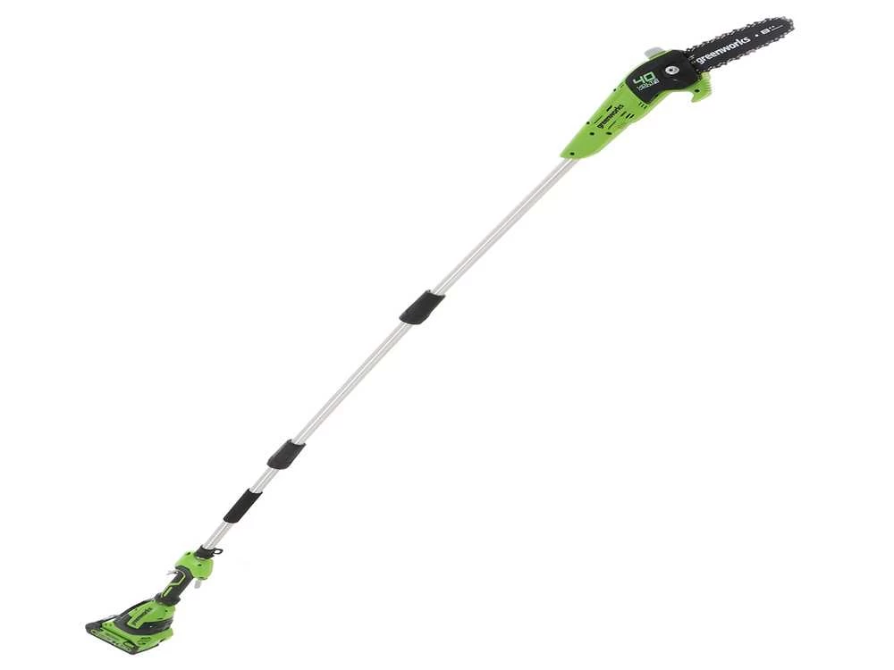 Perche élagueuse à Batterie Greenworks G40PSF 40V - Sur Rallonge, à Bretelle - SANS BATTERIE Ni CHARGEUR 9 Perche élagueuse à Batterie Greenworks G40PSF 40V - Sur Rallonge, à Bretelle - SANS BATTERIE Ni CHARGEUR – Image 7