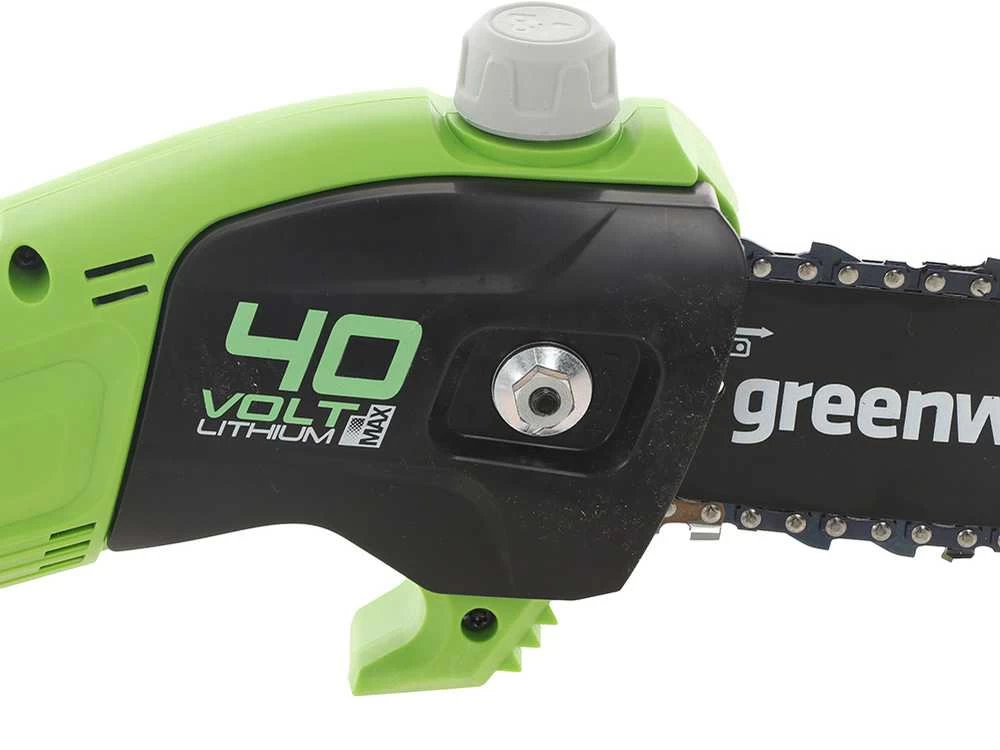 Perche élagueuse à Batterie Greenworks G40PSF 40V - Sur Rallonge, à Bretelle - SANS BATTERIE Ni CHARGEUR 18 Perche élagueuse à Batterie Greenworks G40PSF 40V - Sur Rallonge, à Bretelle - SANS BATTERIE Ni CHARGEUR – Image 16