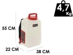Einhell Pulvérisateur à Dos à Batterie GE-WS 18/150 Li- 18V- SANS CHARGEUR NI BATTERIE