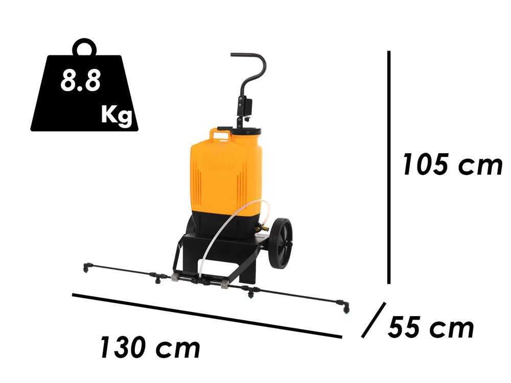 Pulvérisateur électrique à Batterie Au Lithium Volpi 22 PTB Sur Chariot à Roues 3 Pulvérisateur électrique à Batterie Au Lithium Volpi 22 PTB Sur Chariot à Roues