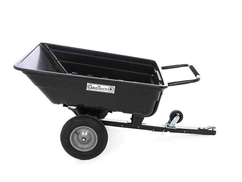 Remorque Tractée Pour Tondeuse Autoportée GeoTech TC3080PL - Remorque Avec Vasque En Plastique 3 Remorque Tractée Pour Tondeuse Autoportée GeoTech TC3080PL - Remorque Avec Vasque En Plastique