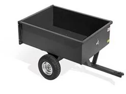 Remorque Tractée En Acier Pour Autoportée 122x86, Roues Grand Format