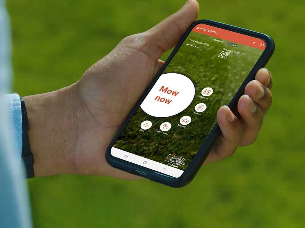 Robot Tondeuse Black & Decker BCRMW122-QW Avec Périmètre - Robot Tondeuse Avec Batterie Au Lithium 12V 20 Robot Tondeuse Black & Decker BCRMW122-QW Avec Périmètre - Robot Tondeuse Avec Batterie Au Lithium 12V – Image 18