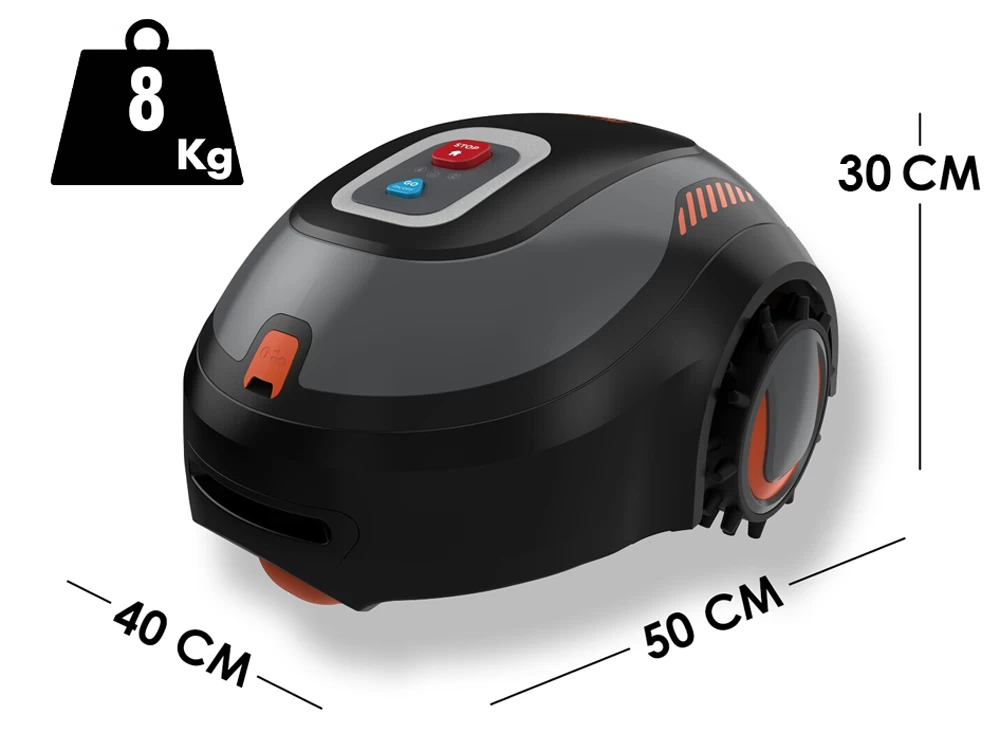 Robot Tondeuse Black & Decker BCRMW122-QW Avec Périmètre - Robot Tondeuse Avec Batterie Au Lithium 12V 4 Robot Tondeuse Black & Decker BCRMW122-QW Avec Périmètre - Robot Tondeuse Avec Batterie Au Lithium 12V – Image 2