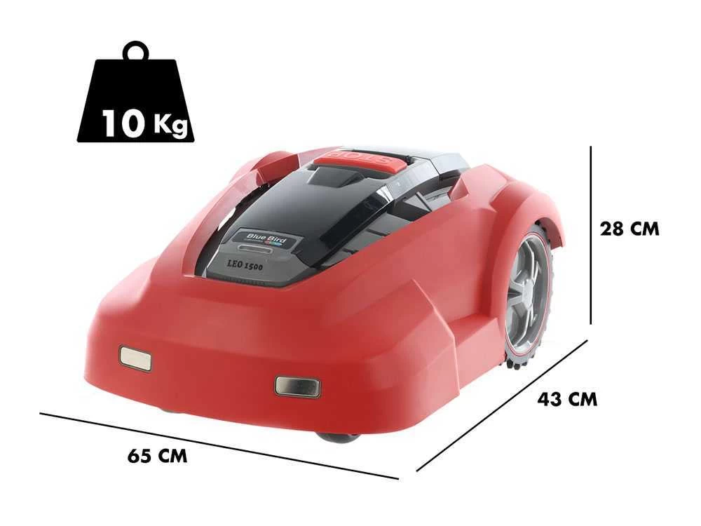 Robot Tondeuse Blue Bird LEO 1500 - Tondeuse Avec Câble Périmétrique - Batterie Au Lithium 28V 4Ah 3 Robot Tondeuse Blue Bird LEO 1500 - Tondeuse Avec Câble Périmétrique - Batterie Au Lithium 28V 4Ah