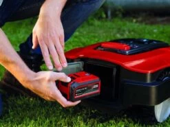 Robot Tondeuse Einhell FREELEXO+ Avec Batterie Au Lithium 18V 4Ah 40 Robot Tondeuse Einhell FREELEXO+ Avec Batterie Au Lithium 18V 4Ah -Motofaucheuse Soldes robot tondeuse einhell freelexo avec batterie au lithium 18v 4ah power x change la batterie peut tre utilise pour d autres produits 28721 59 1619678822 IMG 608a566618ed1