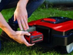 Robot Tondeuse Einhell FREELEXO - Batterie Au Lithium 18V 4Ah 40 Robot Tondeuse Einhell FREELEXO - Batterie Au Lithium 18V 4Ah -Motofaucheuse Soldes robot tondeuse einhell freelexo batterie au lithium 18v 4ah power x change la batterie peut tre utilise pour d autres produits 28711 59 1619679550 IMG 608a593ef2cf2