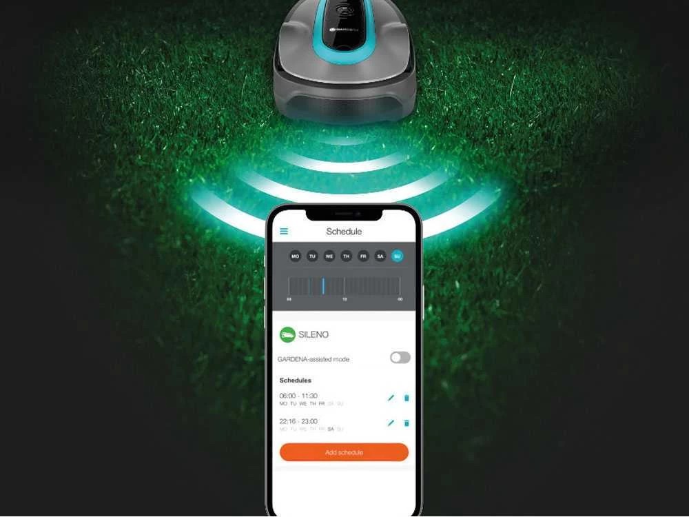 Robot Tondeuse Gardena SILENO Life 1500 - Surface Conseillée 1500 M2 - Largeur De Coupe 22 Cm 21 Robot Tondeuse Gardena SILENO Life 1500 - Surface Conseillée 1500 M2 - Largeur De Coupe 22 Cm – Image 19