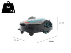 Robot Tondeuse Gardena SILENO Life 1500 - Surface Conseillée 1500 M2 - Largeur De Coupe 22 Cm