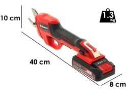 Sécateur à Batterie De Taille Einhell GE-LS 18 Li - Kit Avec Une Batterie 18V/2.5ah Et Chargeur