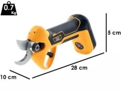 Sécateur à Batterie Sans Fil Volpi Predator PV220 - Avec Batterie Intégrée De 7.2V/4.0 Ah