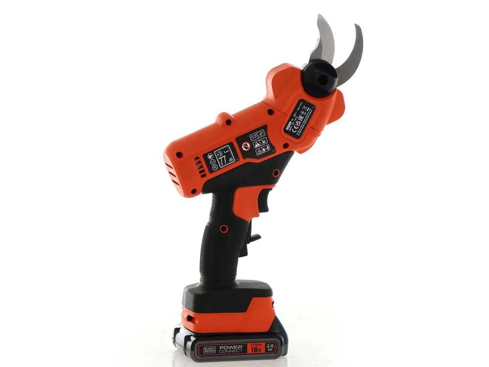 Sécateur De Taille à Batterie Black & Decker BCPP18D1-QW - Taille 25 Mm - Batterie De 18 V- 2.0 Ah 8 Sécateur De Taille à Batterie Black & Decker BCPP18D1-QW - Taille 25 Mm - Batterie De 18 V- 2.0 Ah – Image 6