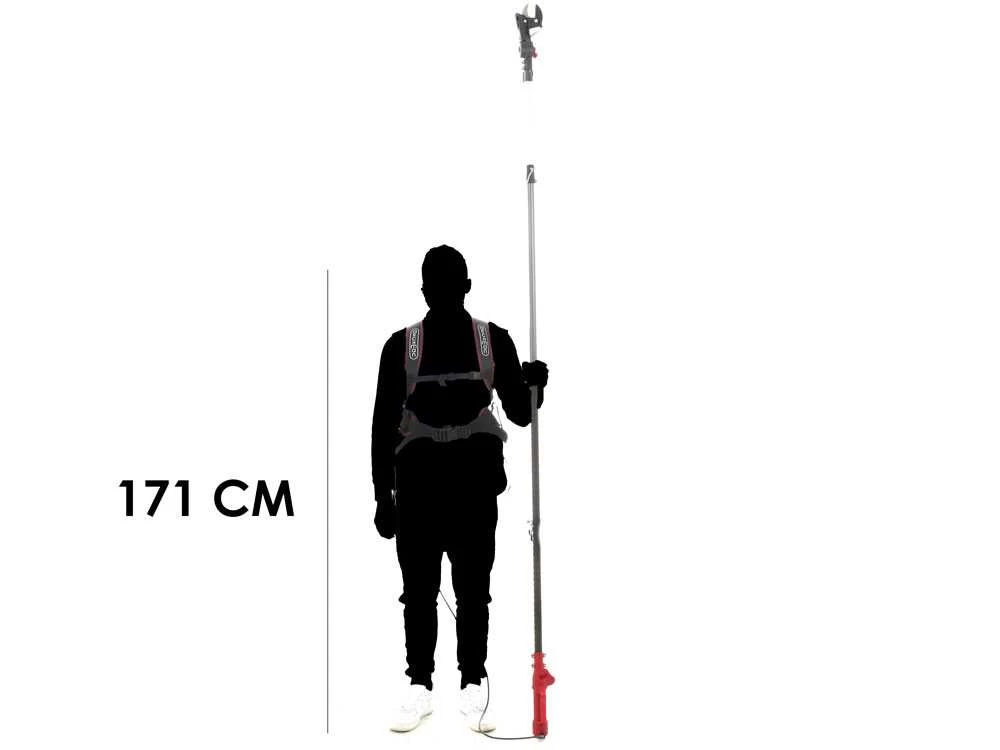 Sécateur De Taille à Batterie HELIUM+ Archman Avec Perche Télescopique - Tête De Coupe Orientable 5 Sécateur De Taille à Batterie HELIUM+ Archman Avec Perche Télescopique - Tête De Coupe Orientable – Image 3