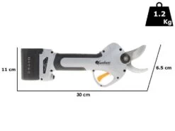Sécateur électrique De Taille à Batterie Volpi KV380 - 2 Batteries De 21,6 V Et 2,5 Ah