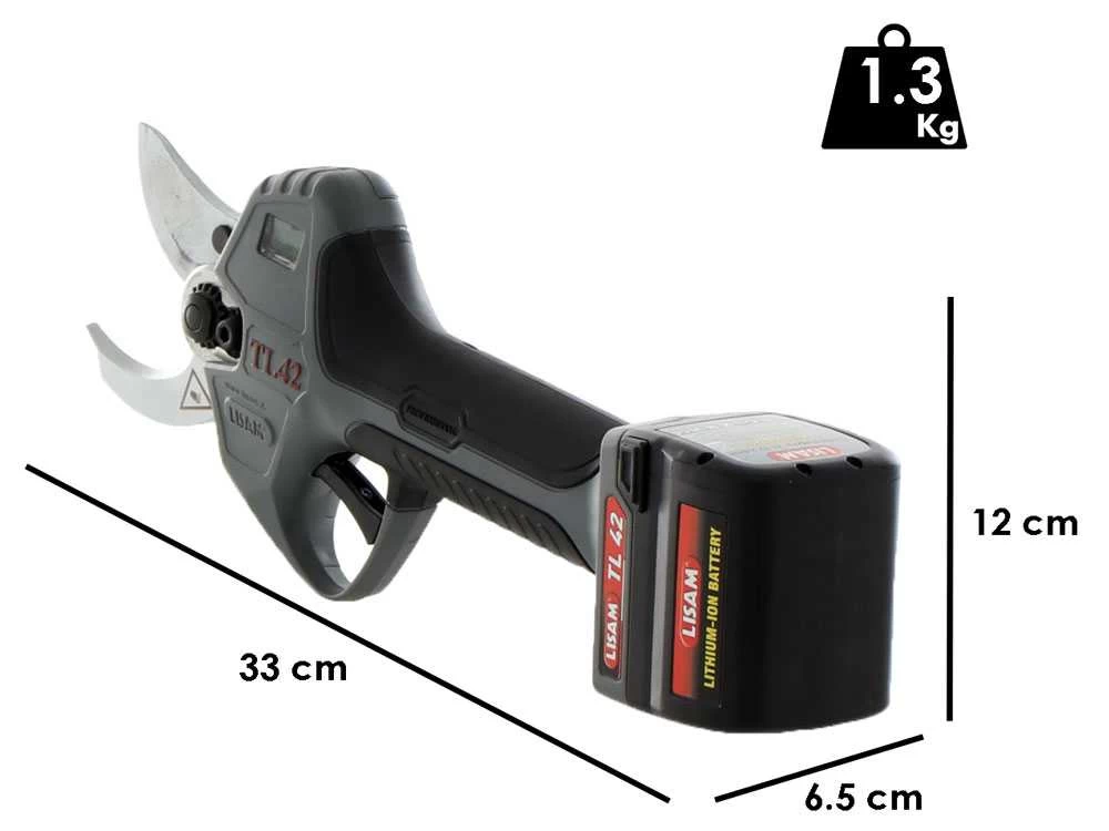 Sécateur électrique De Taille LISAM TL 42 - 2x25.2V 2.5Ah 3 Sécateur électrique De Taille LISAM TL 42 - 2x25.2V 2.5Ah