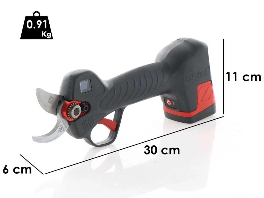 Sécateur électrique De Taille Zanon ZM 32 - Coupe 32 Mm - 3 Batteries De 16.8V/2.5Ah 3 Sécateur électrique De Taille Zanon ZM 32 - Coupe 32 Mm - 3 Batteries De 16.8V/2.5Ah