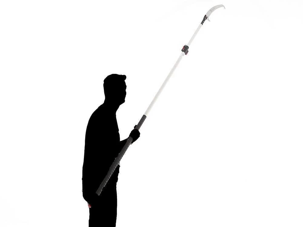 Scie Courbée De 460 Mm Sur Perche Télescopique Ovale En Aluminium De 4 M Archman Art. 24 8 Scie Courbée De 460 Mm Sur Perche Télescopique Ovale En Aluminium De 4 M Archman Art. 24 – Image 6