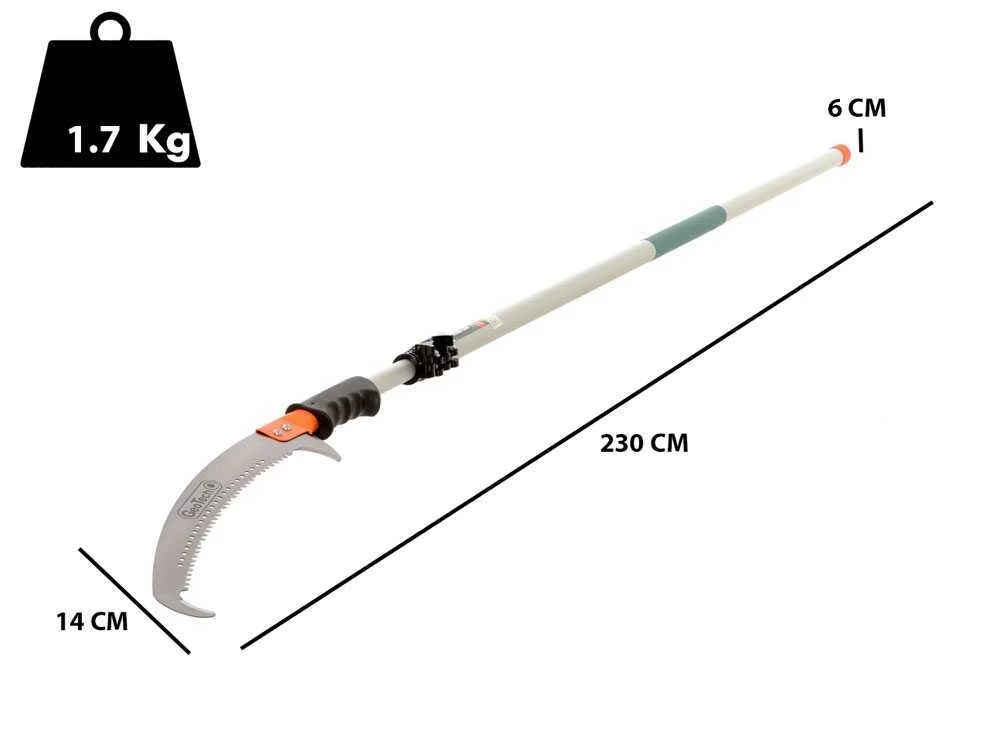 Scie De Jardin Sur Perche Télescopique GeoTech 5.0m - Lame Amovible STP-500A 3 Scie De Jardin Sur Perche Télescopique GeoTech 5.0m - Lame Amovible STP-500A