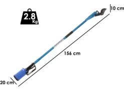 Sécateur Pneumatique De Taille Paterlini Ara 8/D - Perche Fixe De 1.0 Mètre - à Air Comprimé